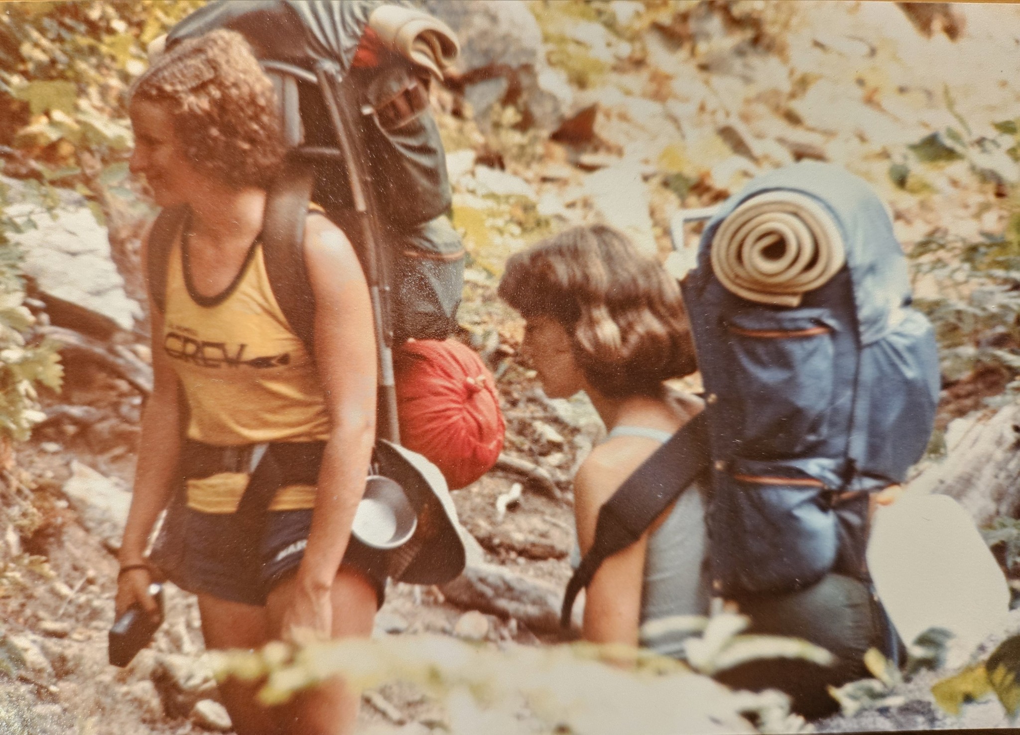 Backpacking in Trinity Alps, California 1977