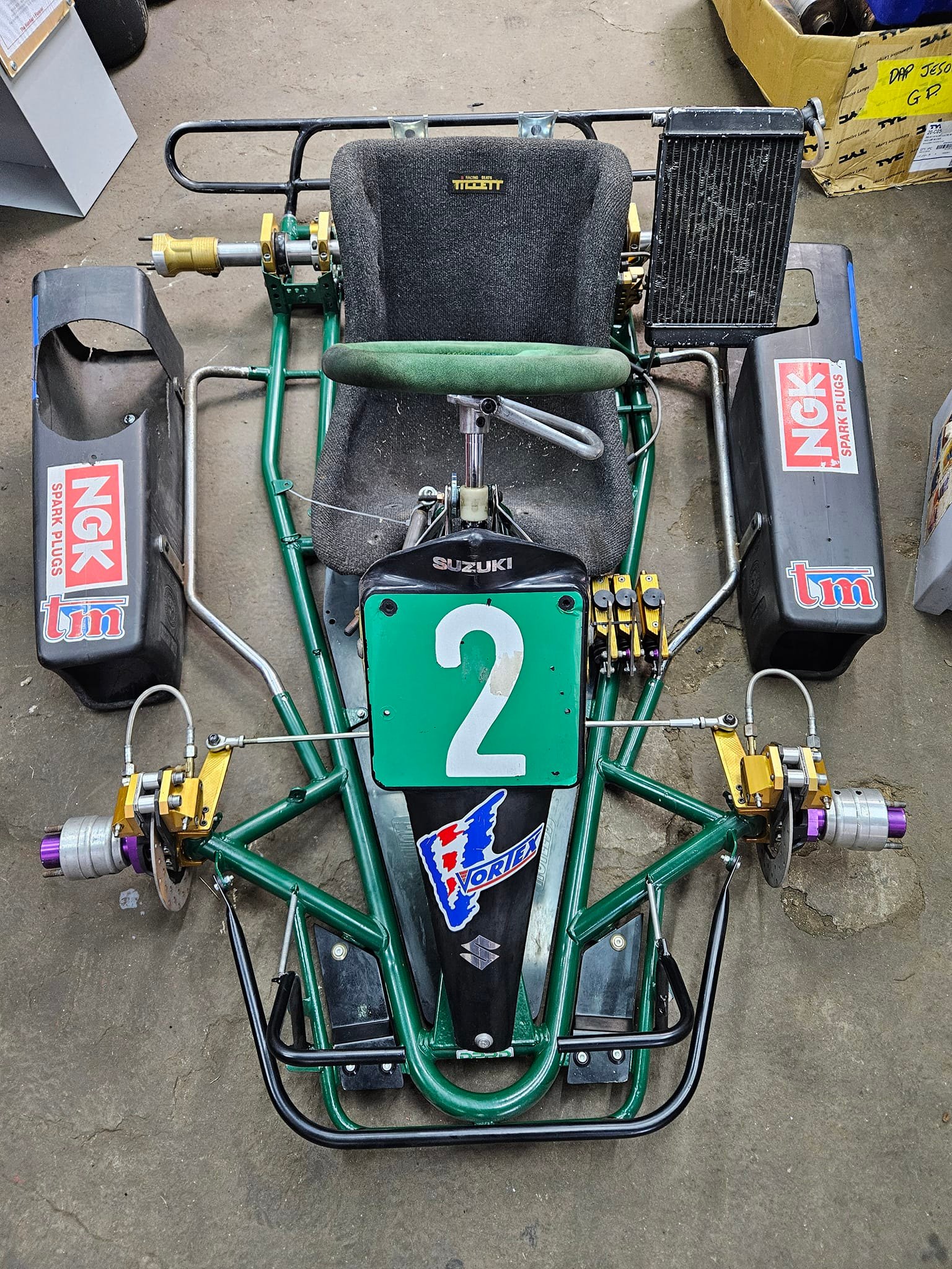 FOR SALE Parts Swiss Hutless Delta 125 Formula C chassis. shame to 