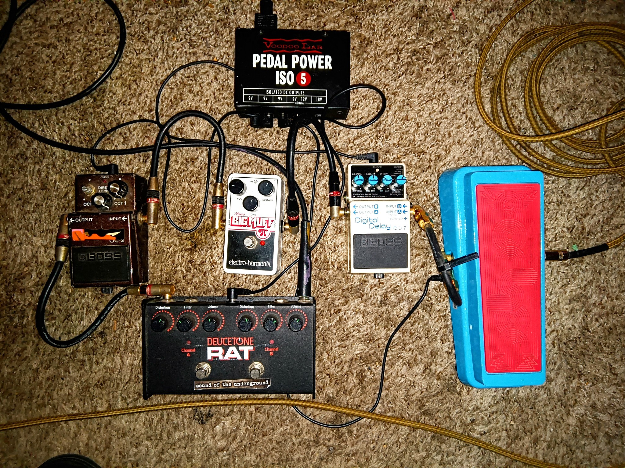 Upgrading pedalboard with Ronno signature wah and Boss DD-7 delay