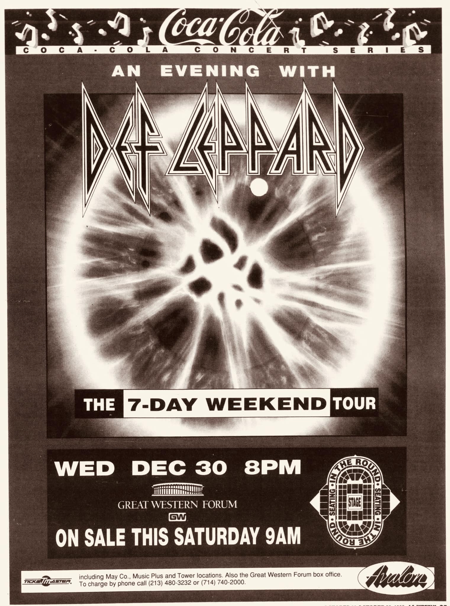 Love this stage from def leppards adrenalize 7 day weekend tour 1992