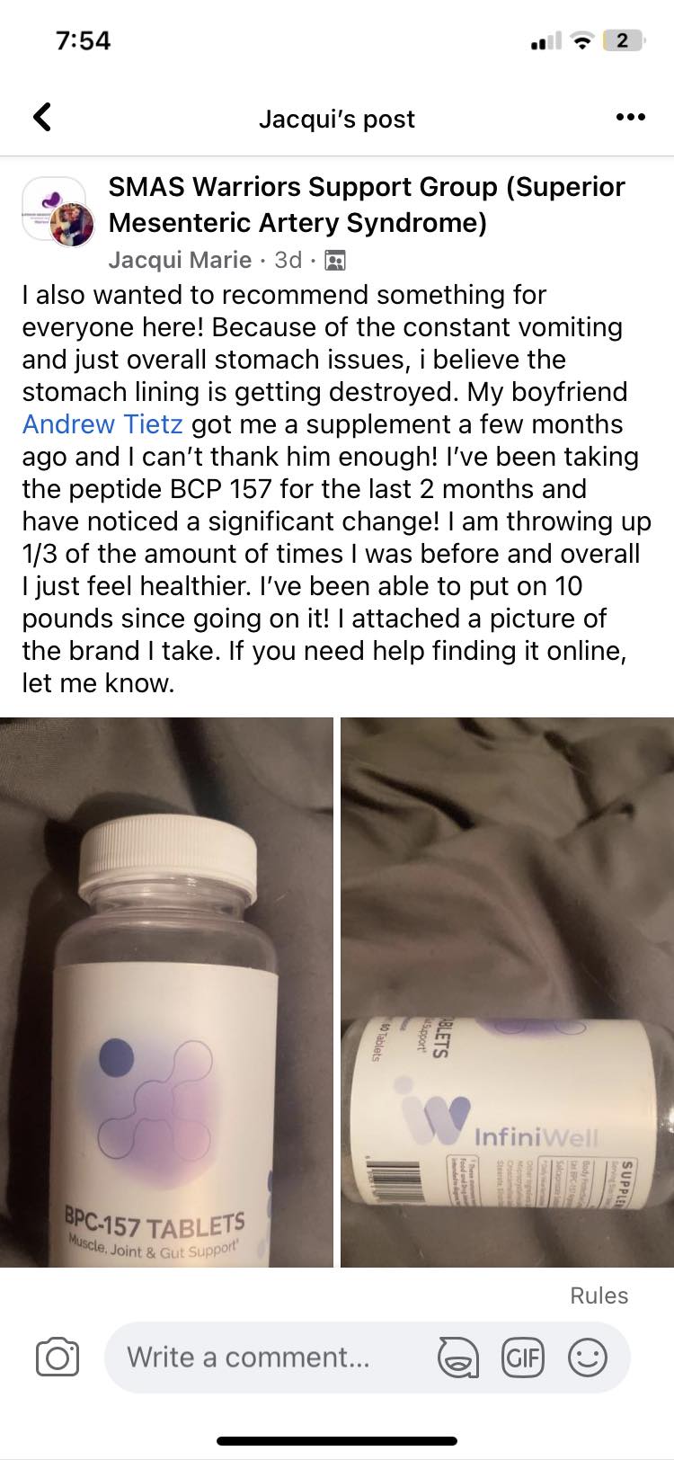 infiniwell bpc-157 reviews reddit Sharing again because It's easier to share this as a whole vs individual comments along the way. I recently did this video for the SIBO group and realized it can help so Peptide Skincare Color:Plum Hycomin injection