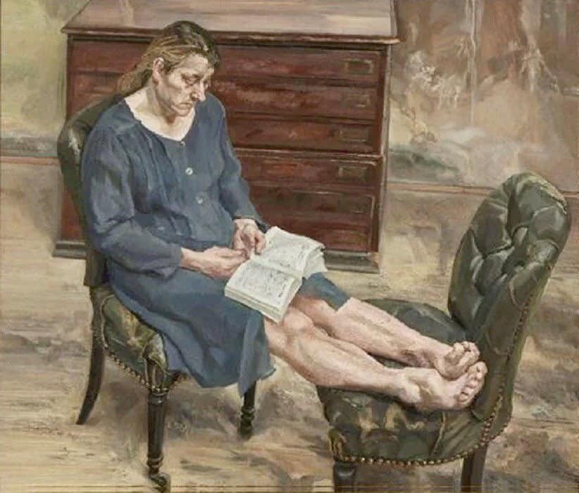 Lucian Freud (1922-2011) The Painter's Room 1944 Bridgeman Art Library