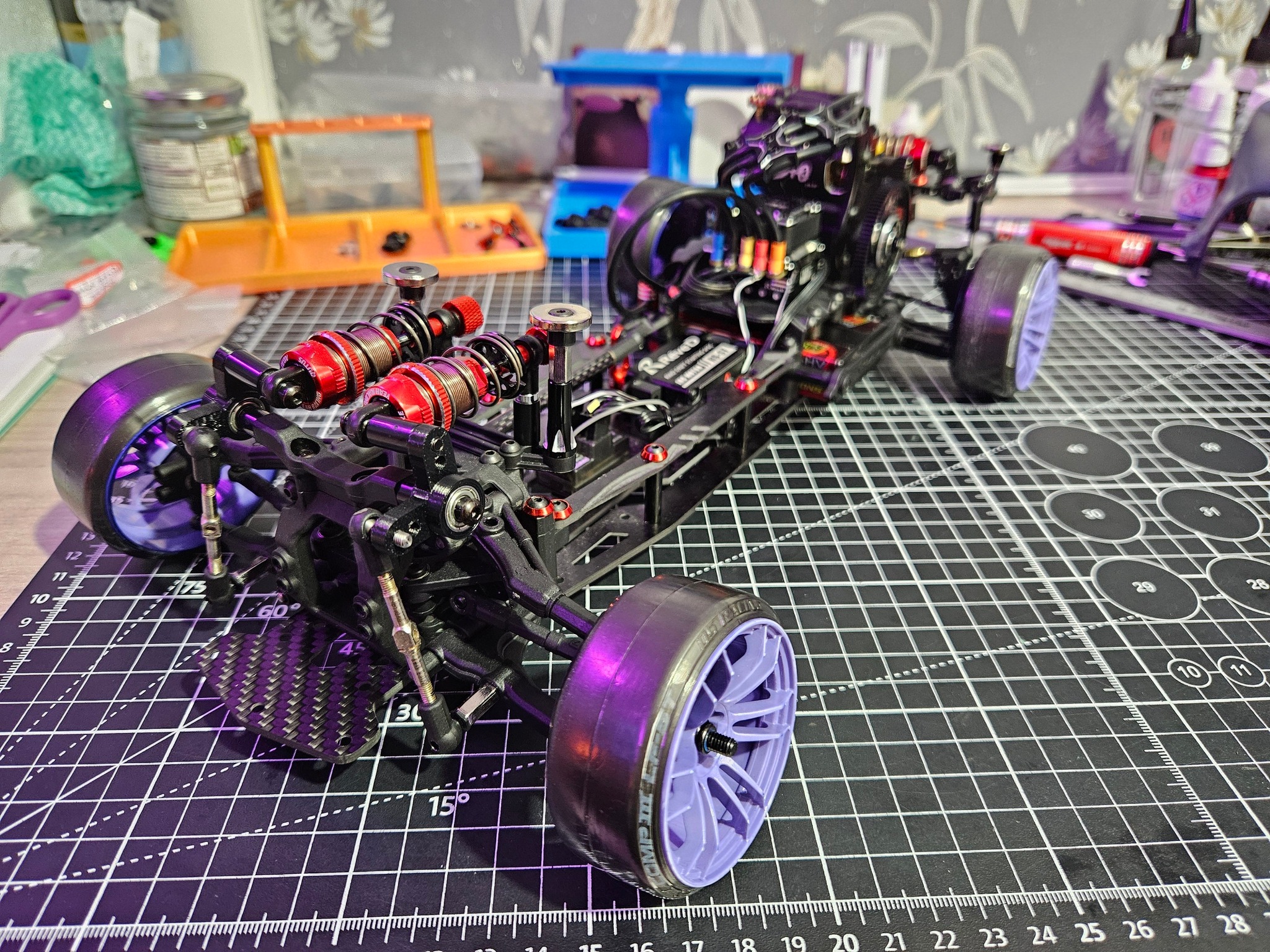 Been working hard on this. Designed and printed front and rear IFS