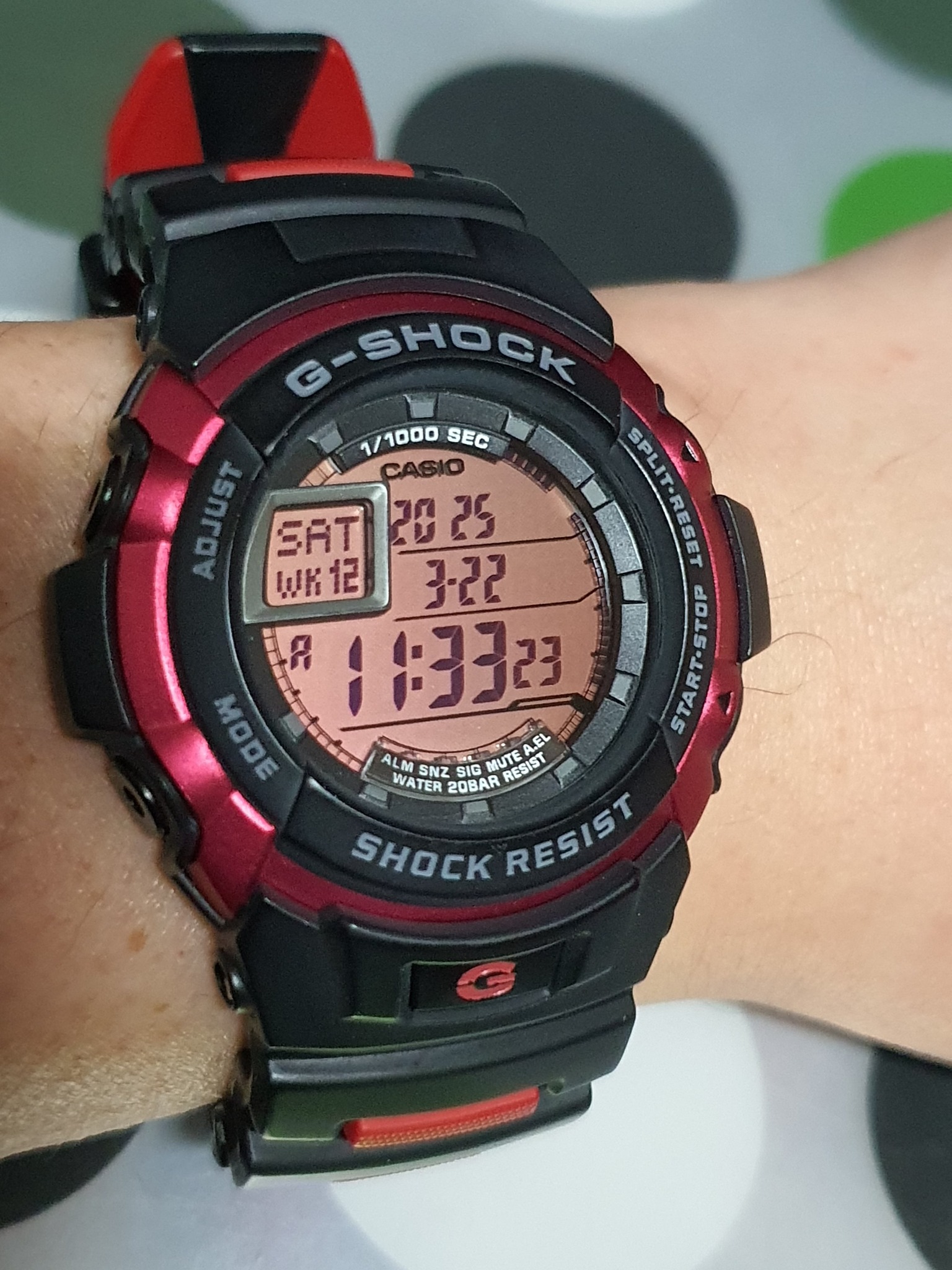 Casio w-25 watch still functioning after decades