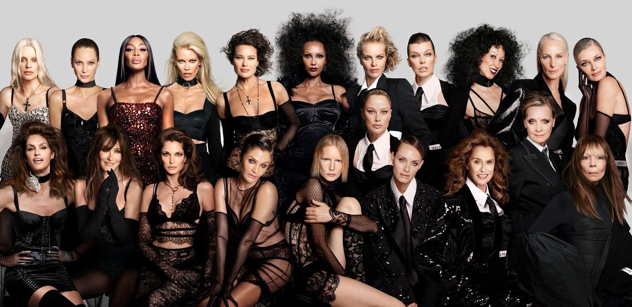 Can you name all the supermodels on the new Vanity Fair cover?