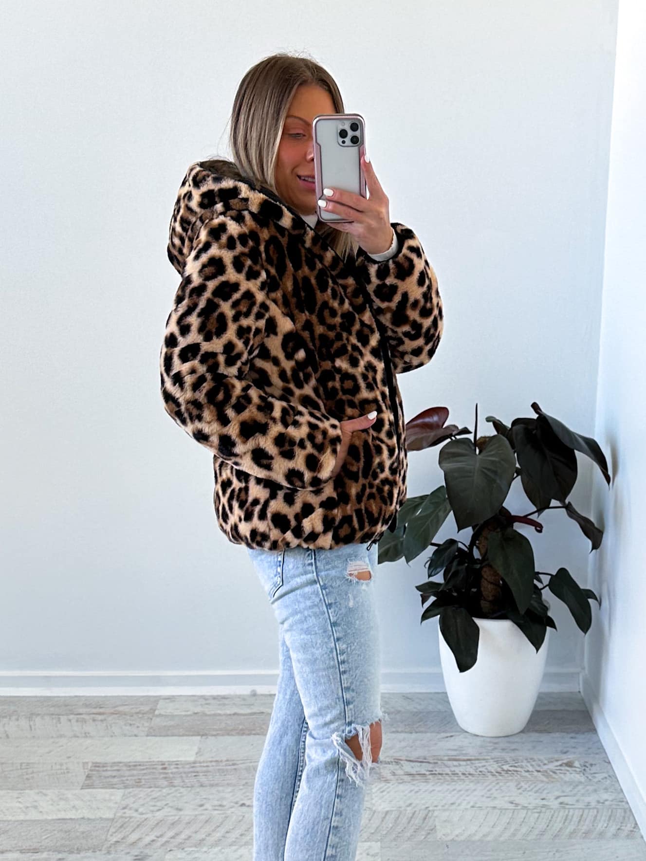 Reversible Sheba coat for women