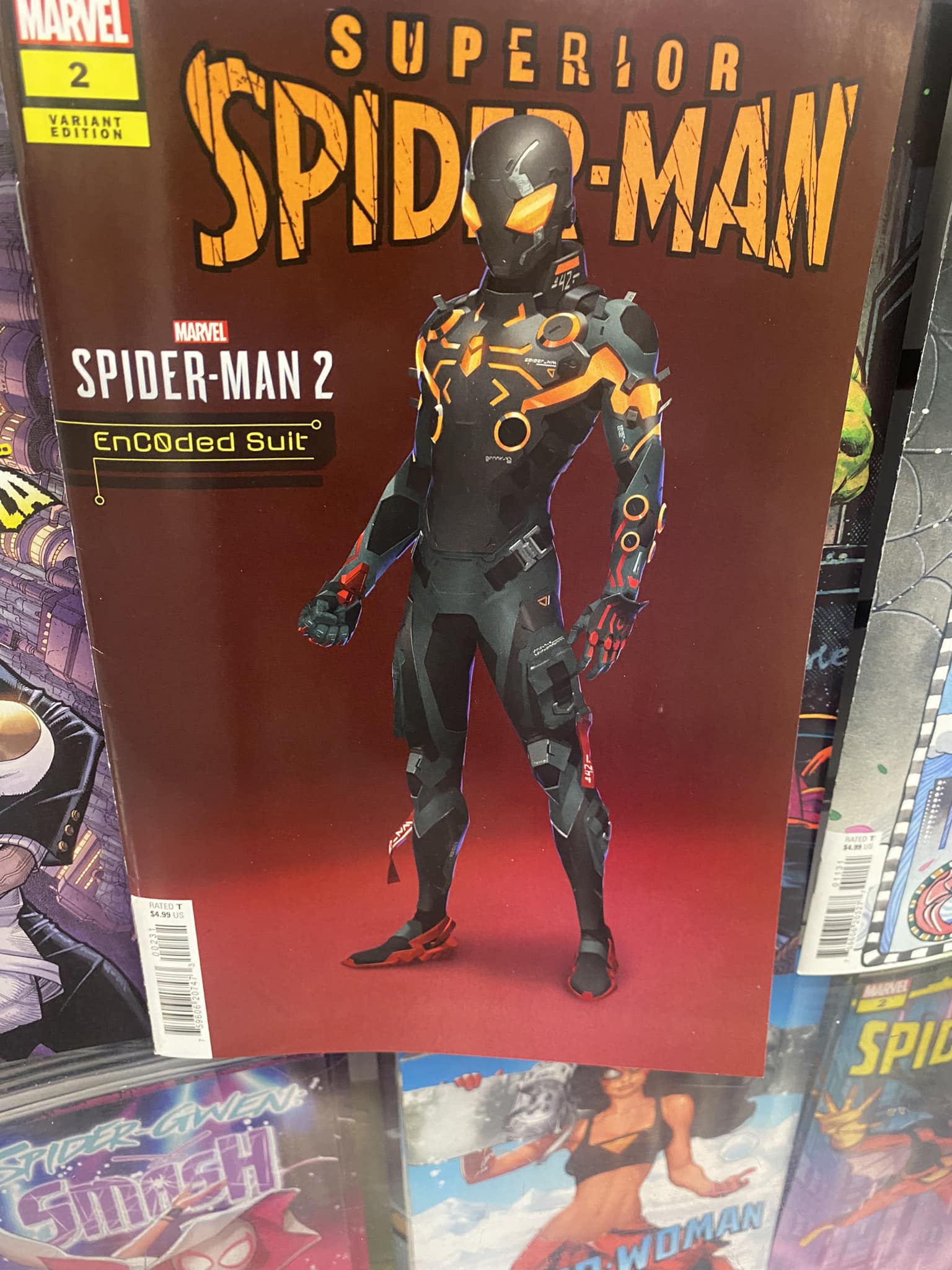 Introducing Cyber Spider, a cyberpunk Spider-Man variant