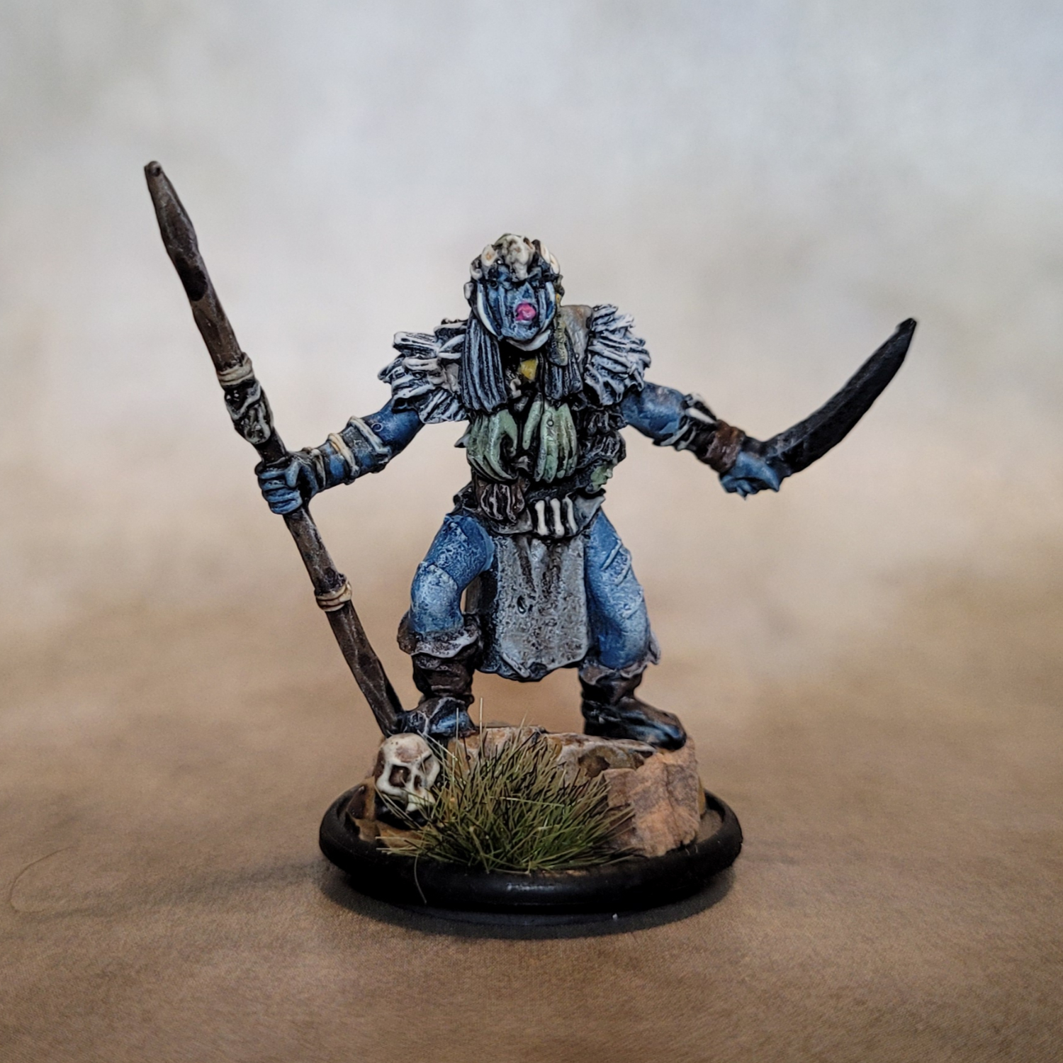 Figurine Métal Maxzans 1 28mm Savage Core – Marque Lucid Eye Productions – Occasion