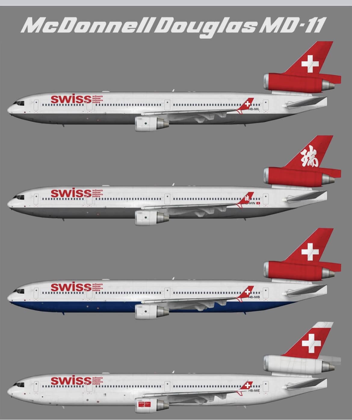 McDonnell Douglas MD-11 of Swiss International Airlines