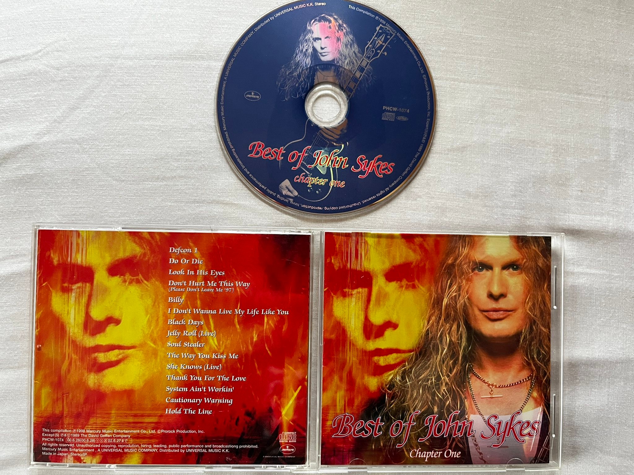 Does anyone have rare Japanese CD releases of John Sykes music?