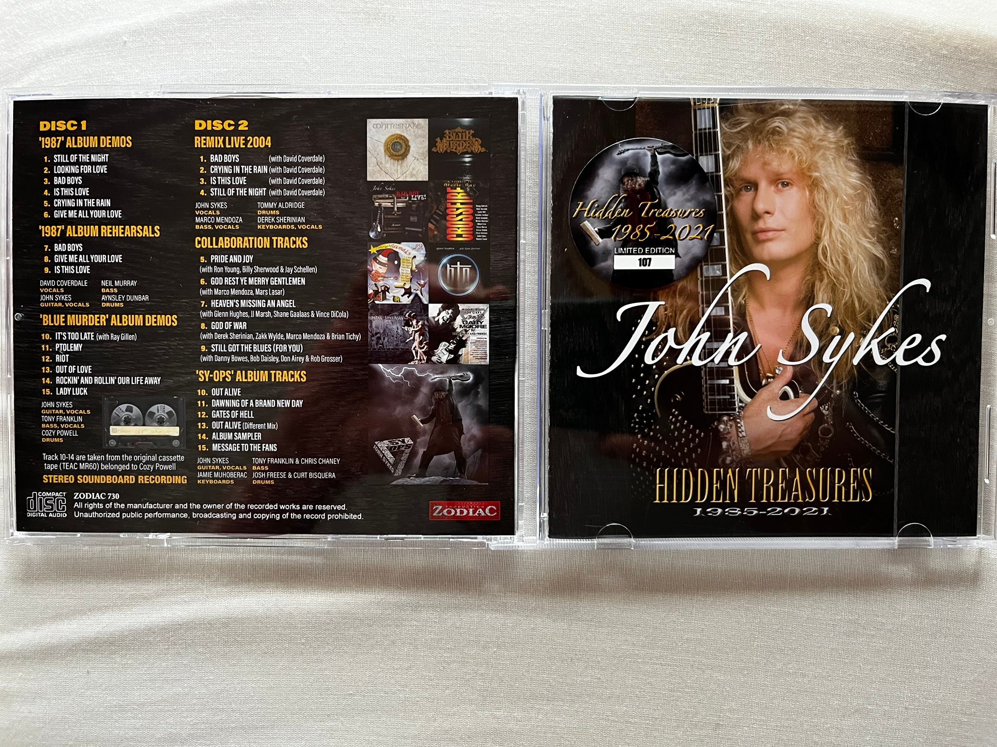 Does anyone have rare Japanese CD releases of John Sykes music?