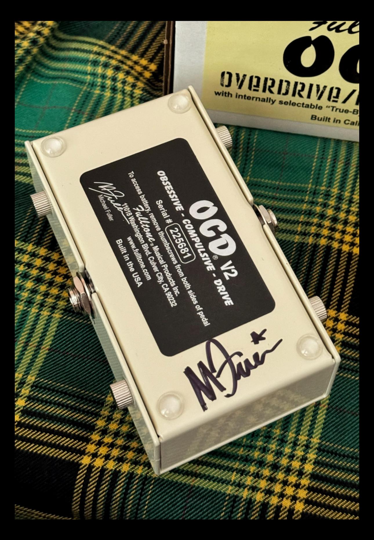 Fulltone OCD pedal version 1.4