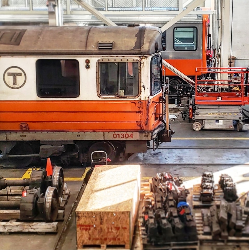 NE-Transit - A cool photo showing the old and the new!