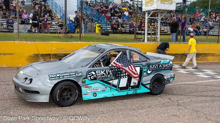 The Strese Racing No. 11 made two... - State Park Speedway