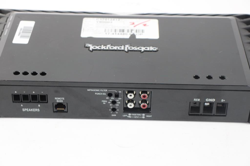 Rockford Fosgate T800-2 amplifier specs