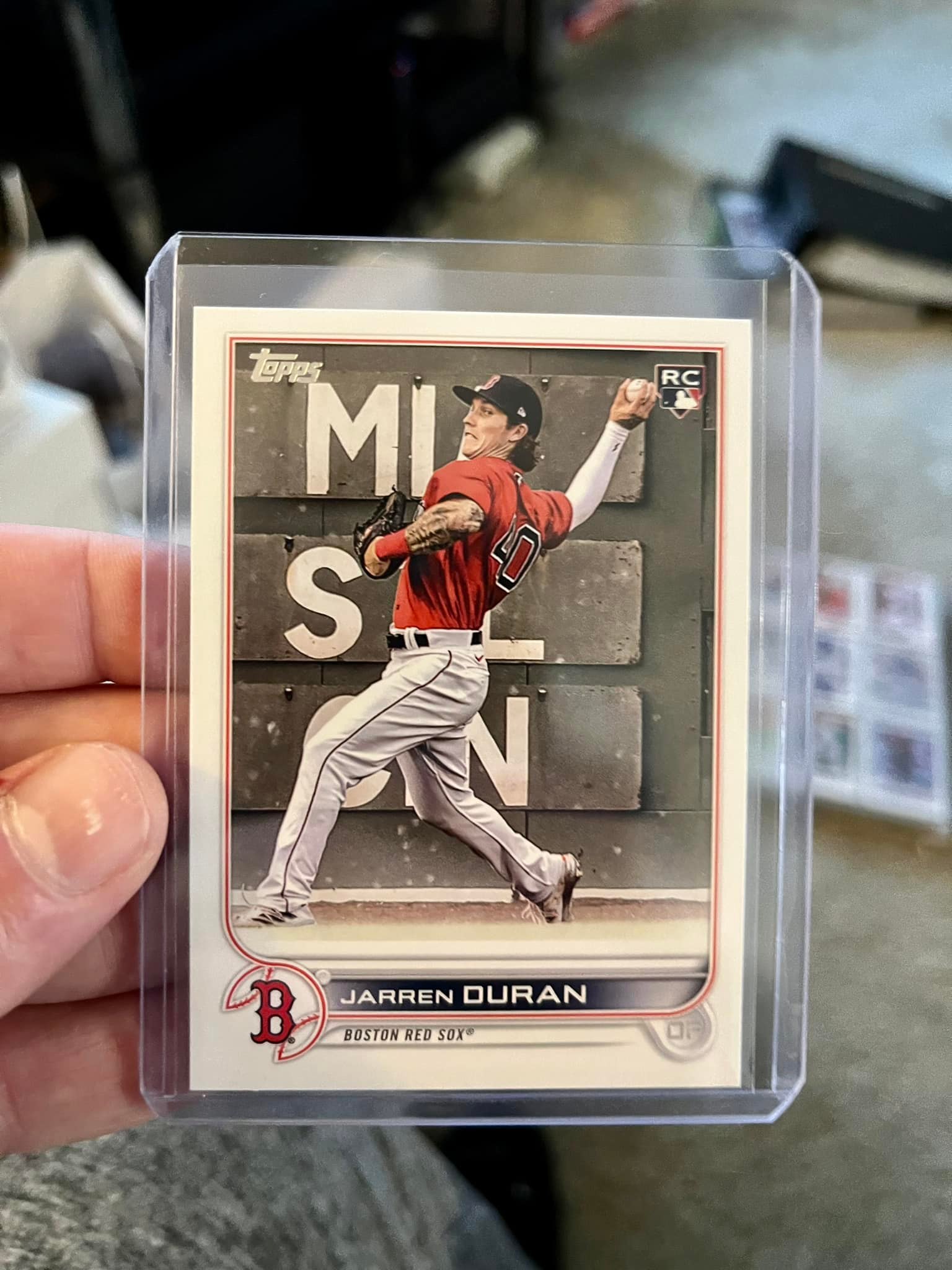 What is the value of a Jarren Duran error card?