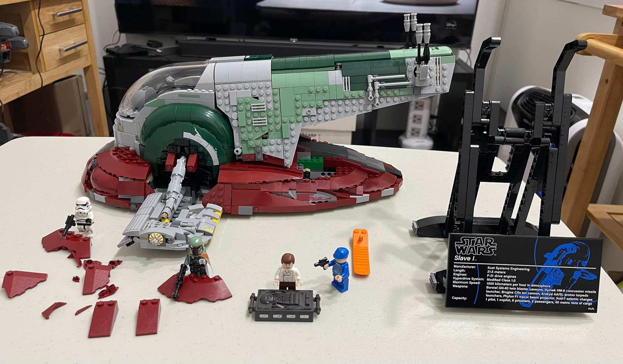 Lego 75060 Slave I set review and build experience