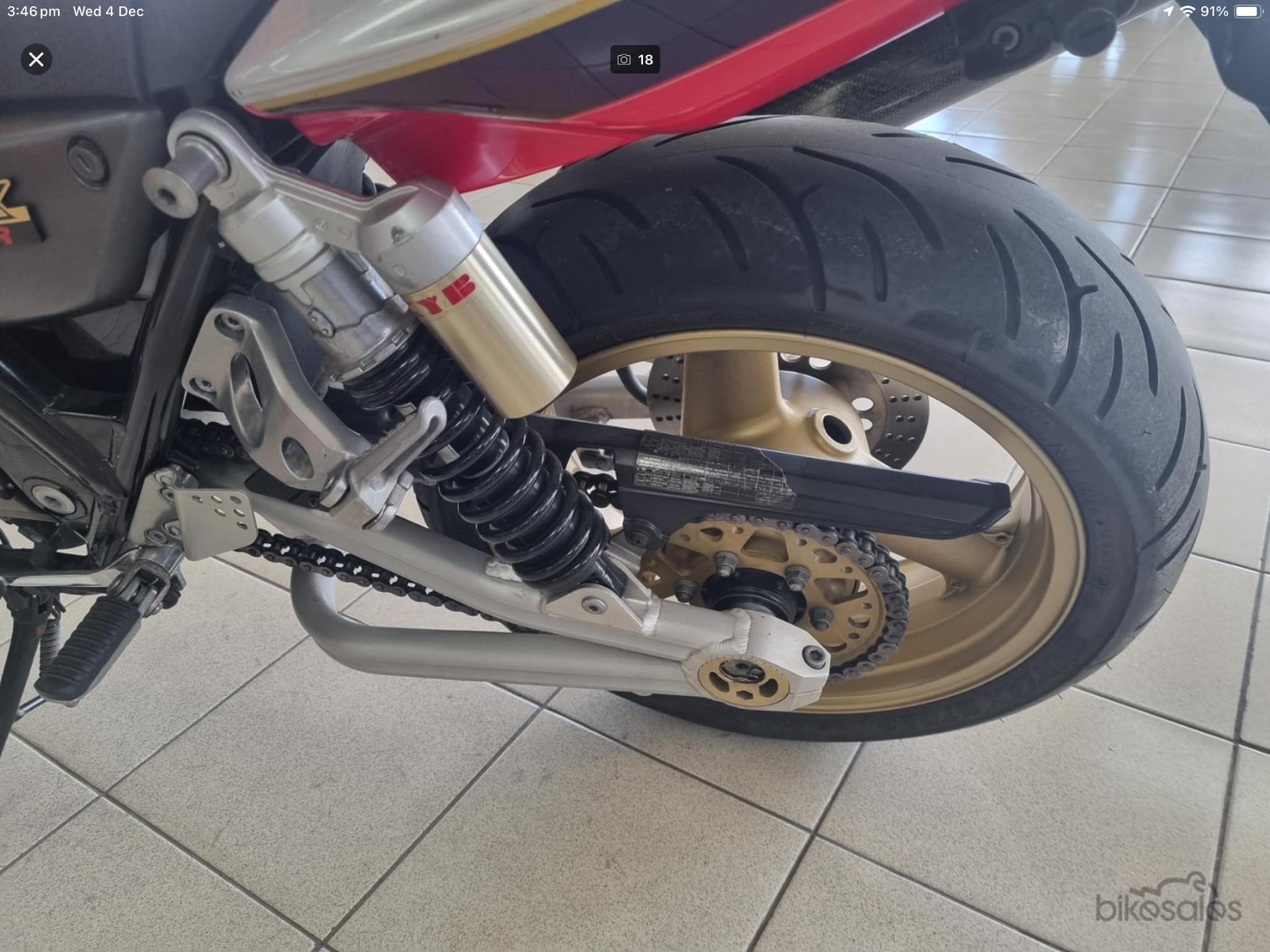 Is the gold rim red Kawasaki ZRX a limited edition?