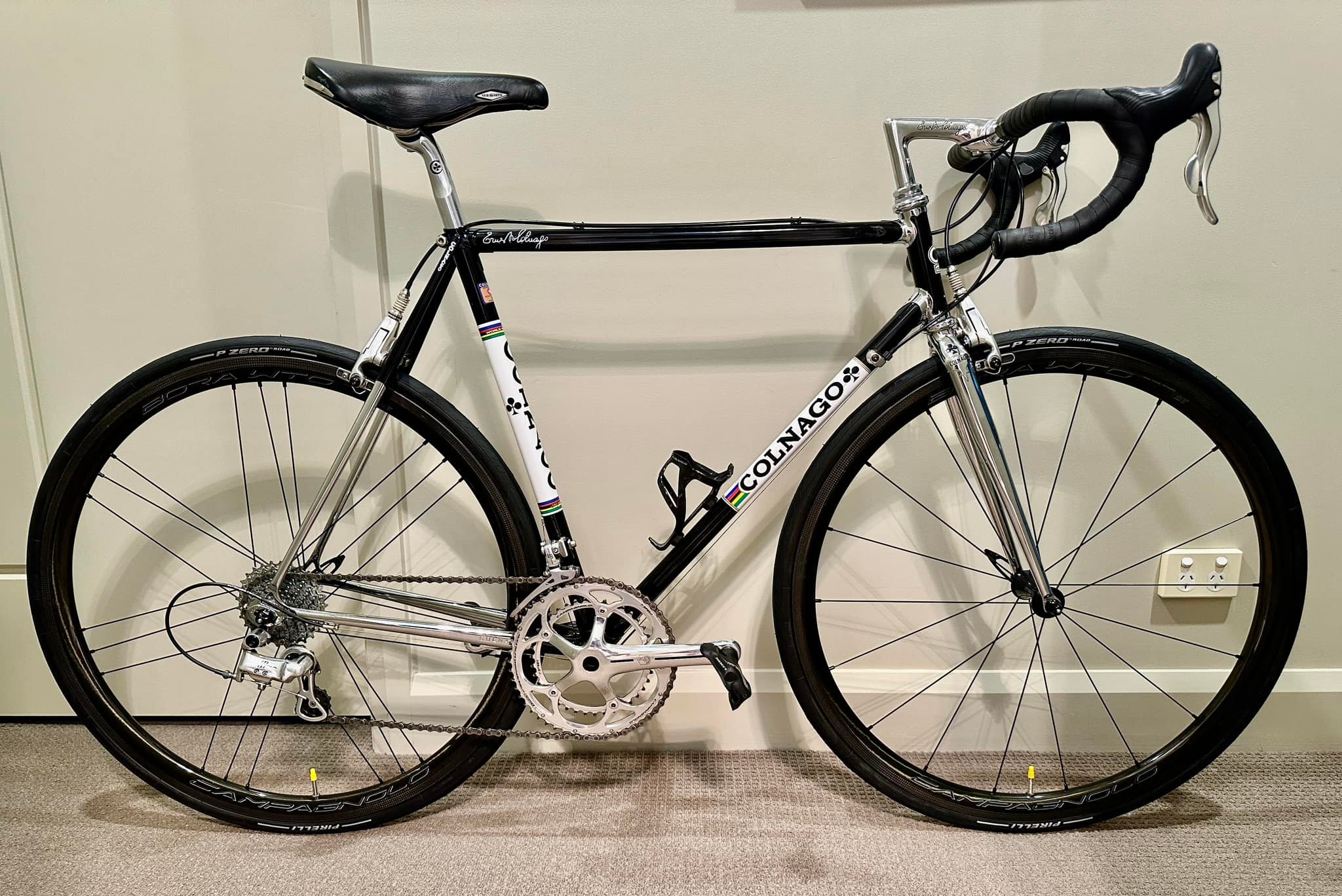 Affiche Publicitaire Colnago Girl Iconic - Format A4 - Campagnolo C Record Delta Master C40 - Neuf