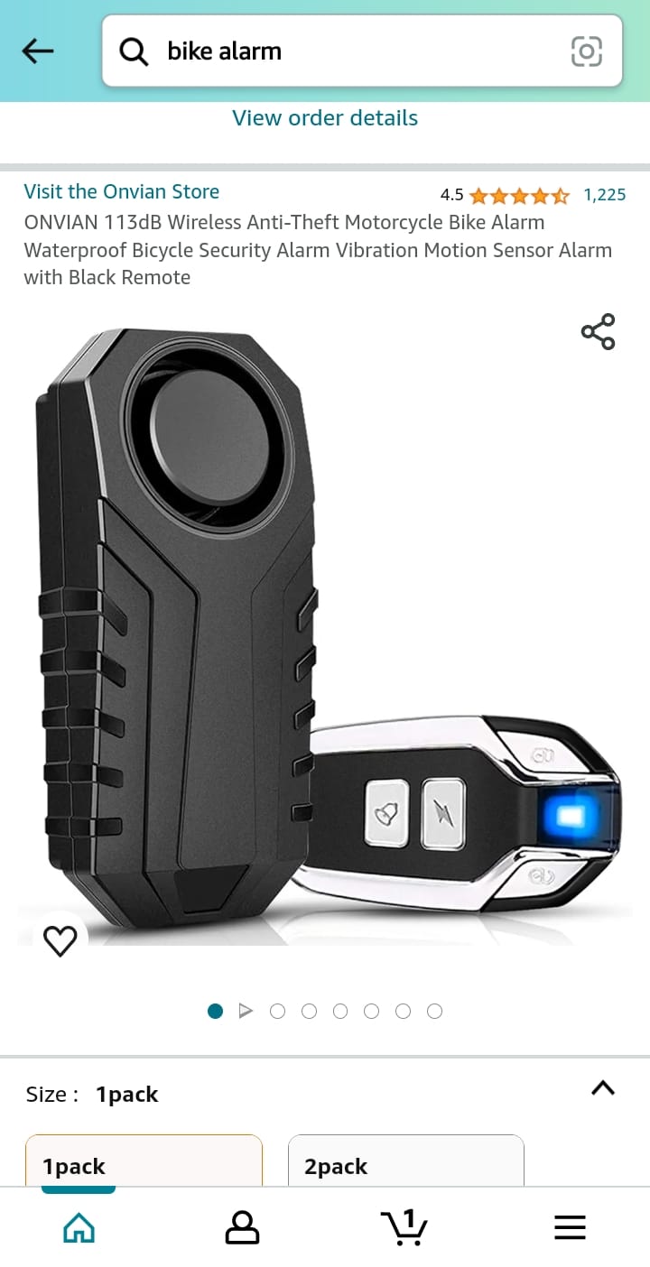 Wireless Anti-Theft Motorcycle Bike Alarm Vibration Sensor