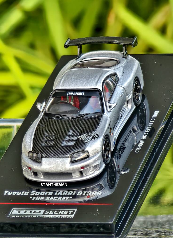 Inno64 GT Show Event 2025 Toyota Supra (A80) GT300 Top Secret (Silver)