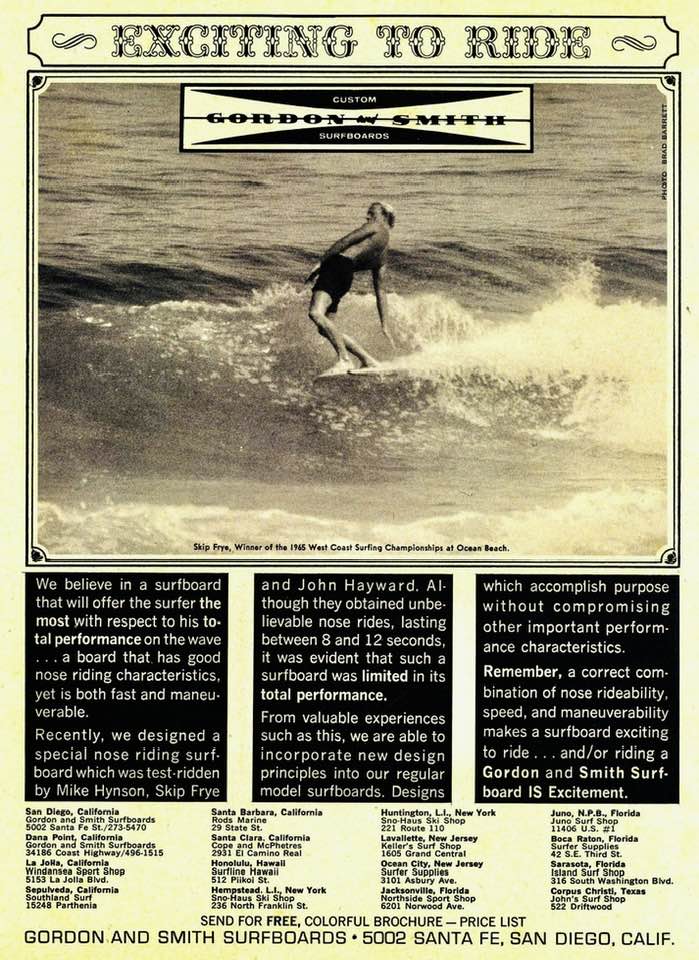 Gordon & Smith Surfboards.Rounder, Wilder, and Thinner the