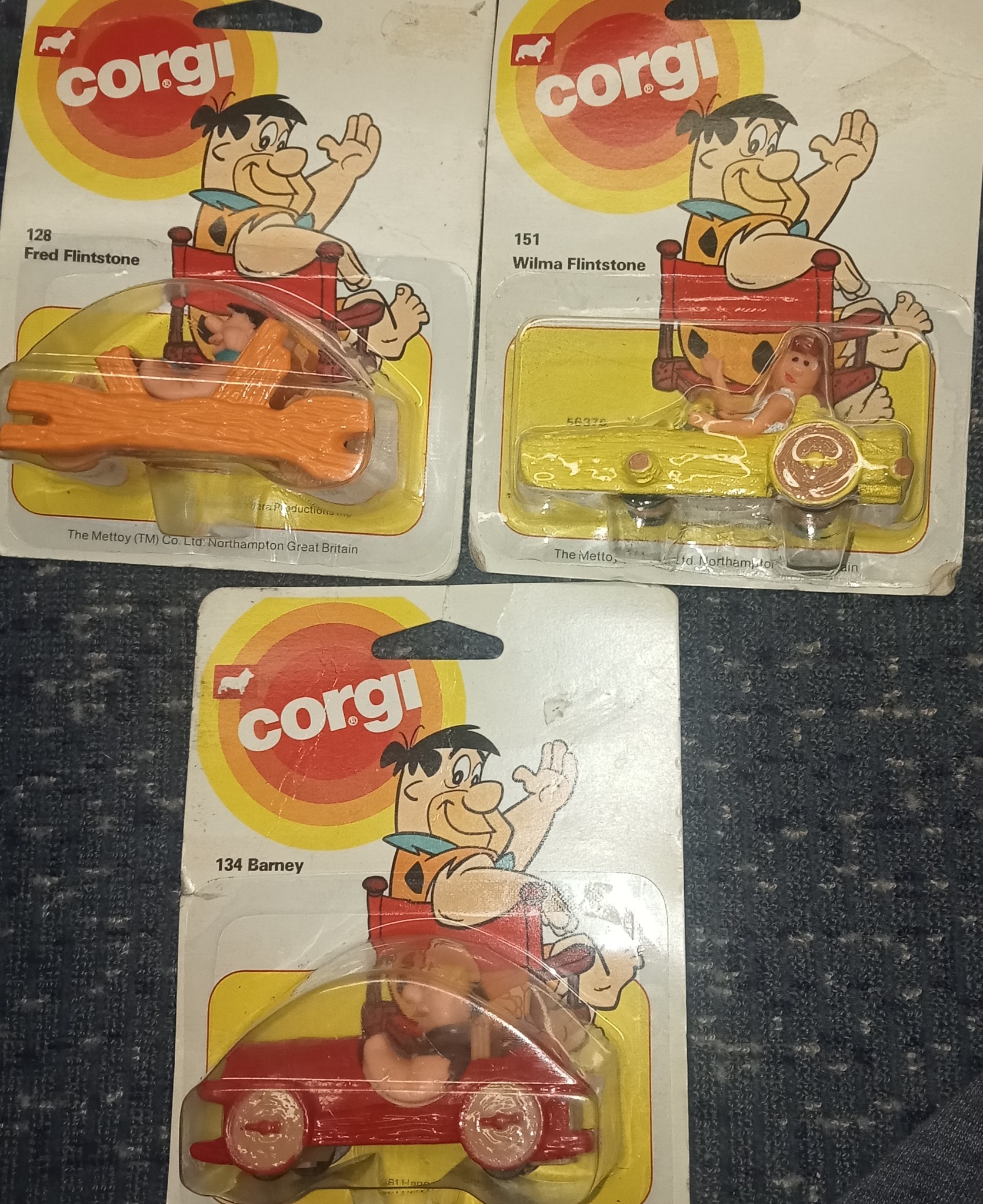 フリントストーン  バーニー  レア！ Vintage Flintstones Toy Collection and Rare Characters