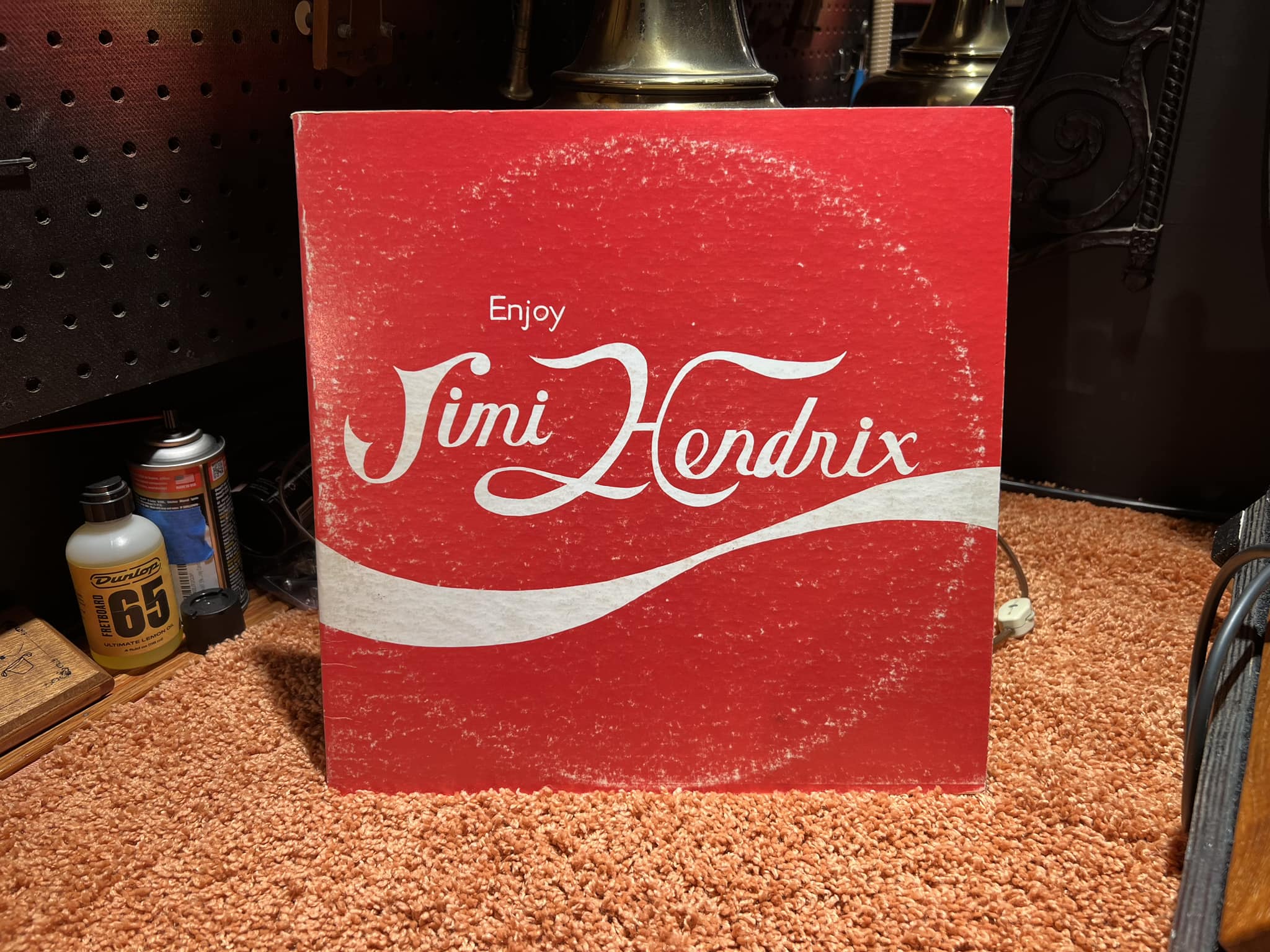Favorite bootleg and words to live by. “Enjoy Jimi Hendrix” live 