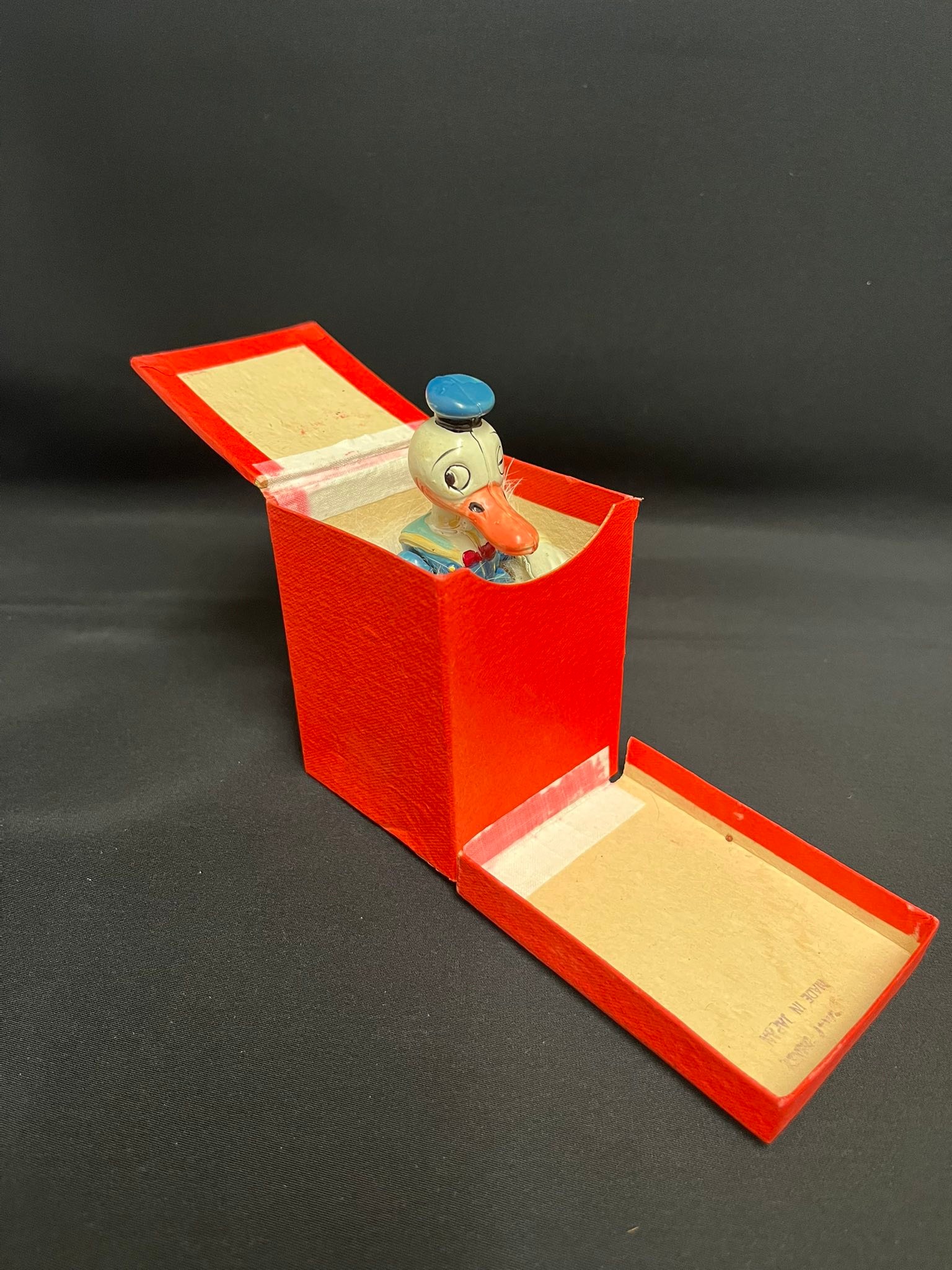 1930s Donald Duck Jack in the box. I owned one of these a long