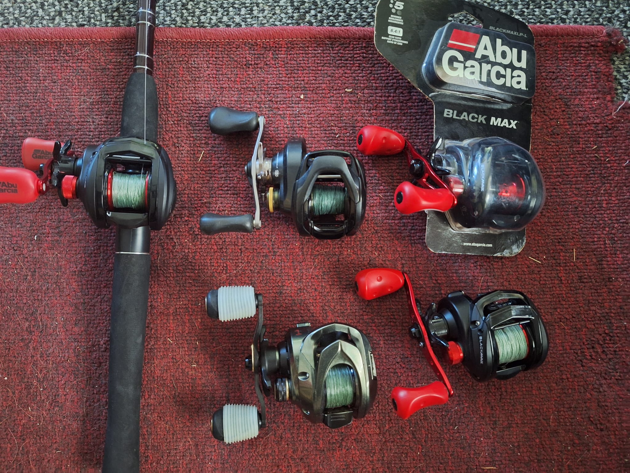 abu garcia black max for sale Baitcast Fishing Combo, 6'6 inch Medium Rod, Right/Left Handed Reel The Black Max low profile baitcast reel is engineered with class Abu Black Max Gear Ratio