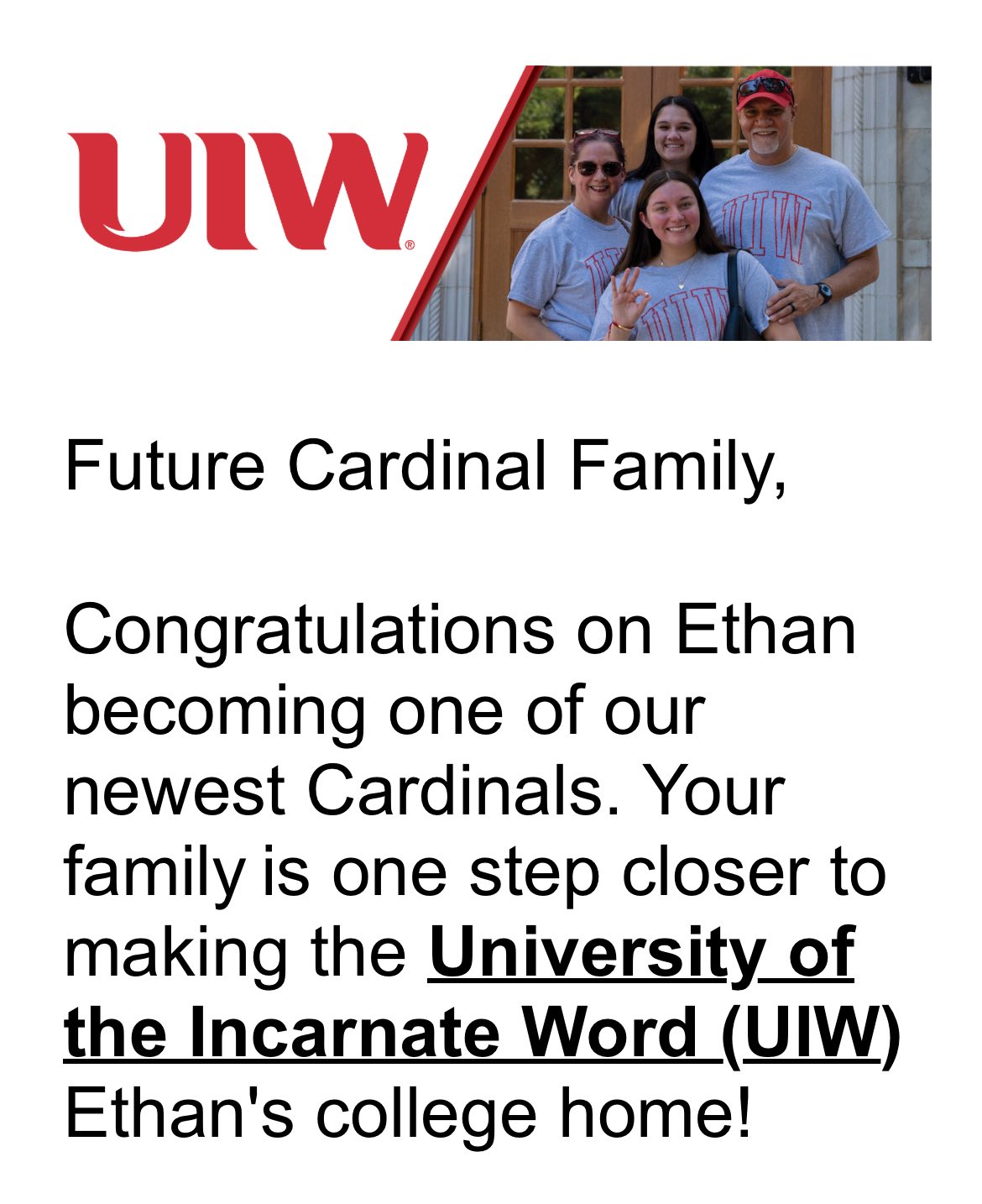 OFFICIAL Parents of Class of 2026 | My son has received 4 acceptance ...