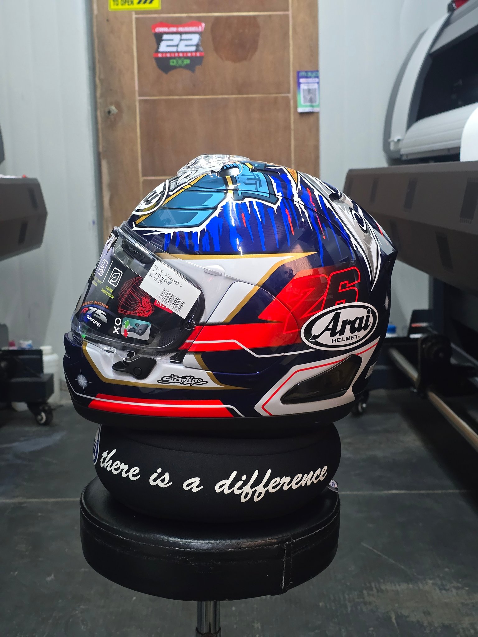 Arai RX7X Shogun Pedrosa helmet for sale