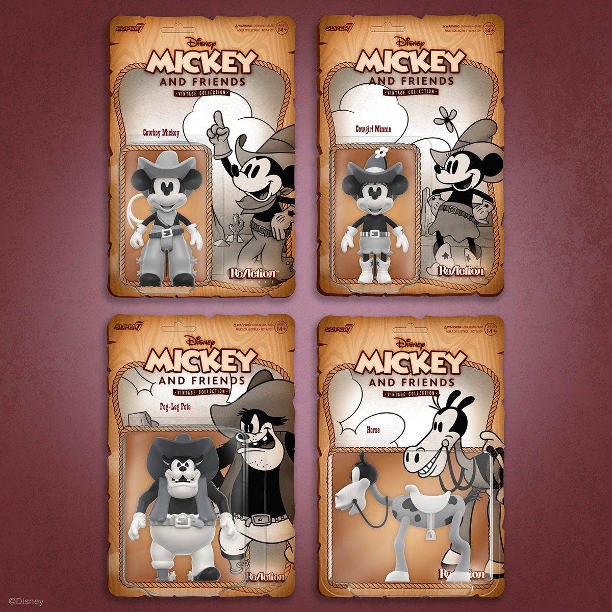 Super7's latest wave of Disney Mickey and Friends Vintage