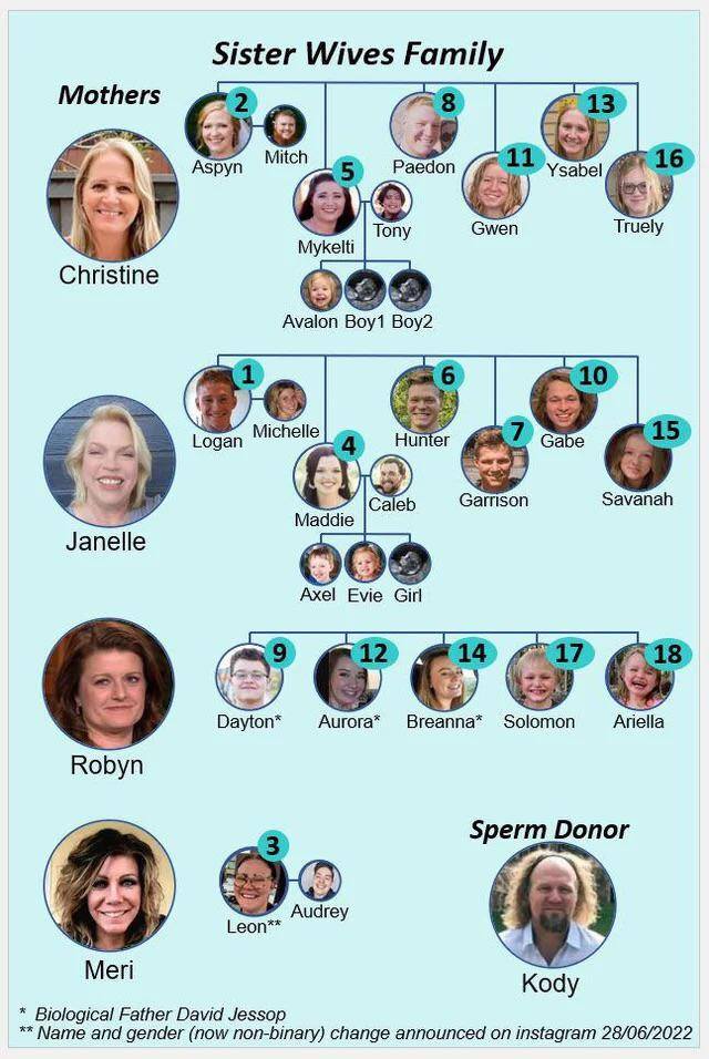 I made a little family tree (don't mind their age) 🤣