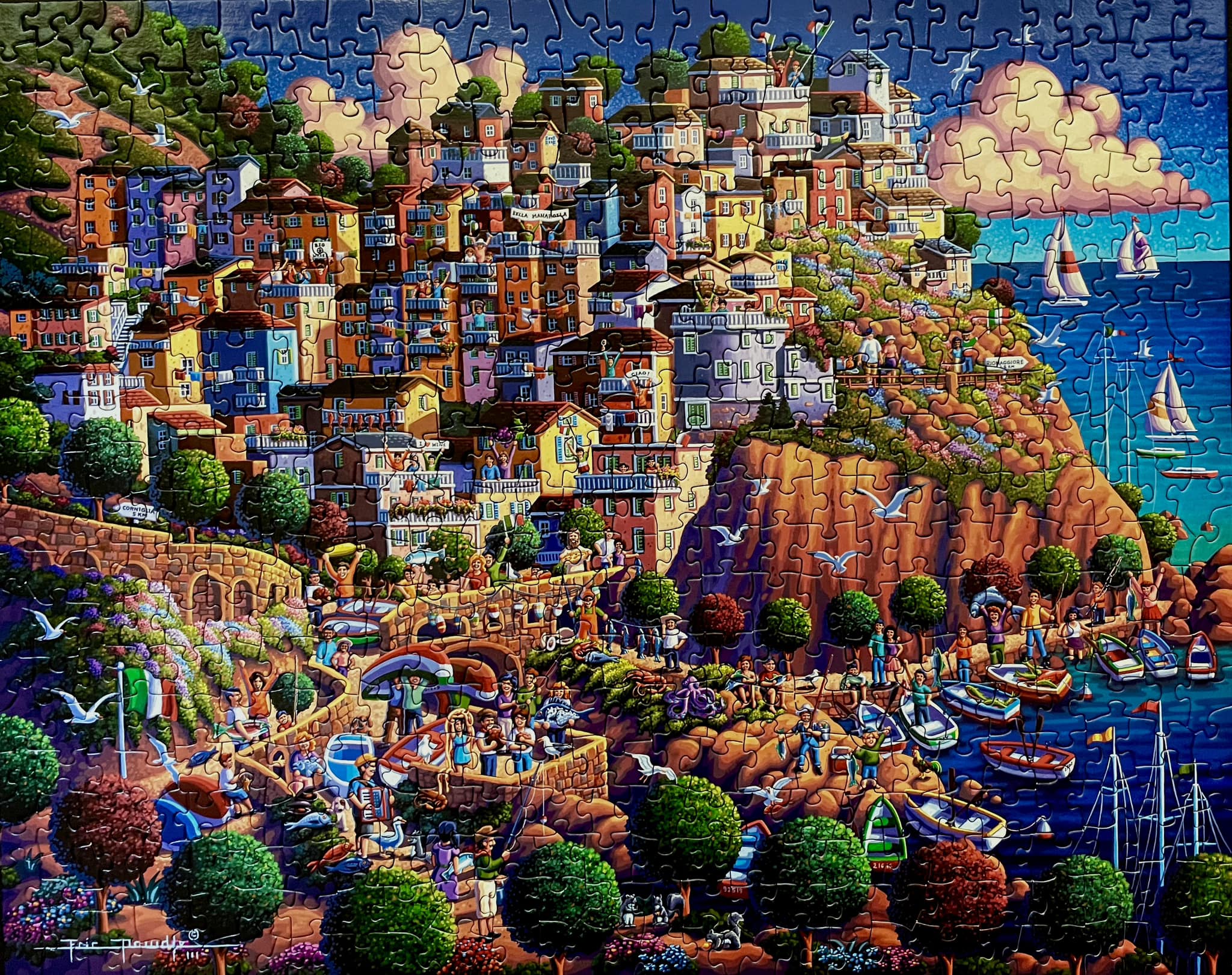 Italy's Cinque Terre 500 pieces Artist: Eric Dowdle Brand