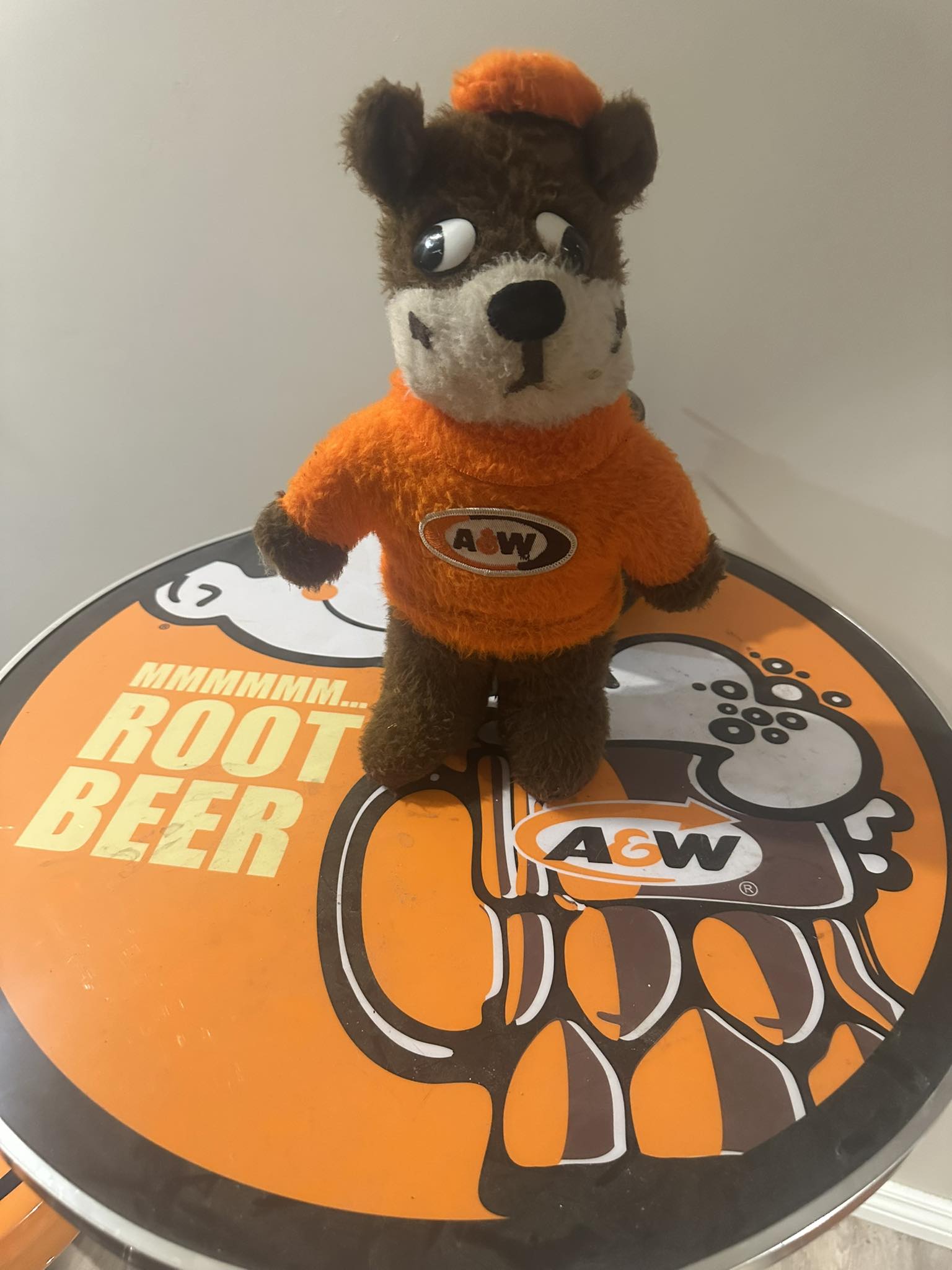 Vintage A&W Root Bear bobble head collectible