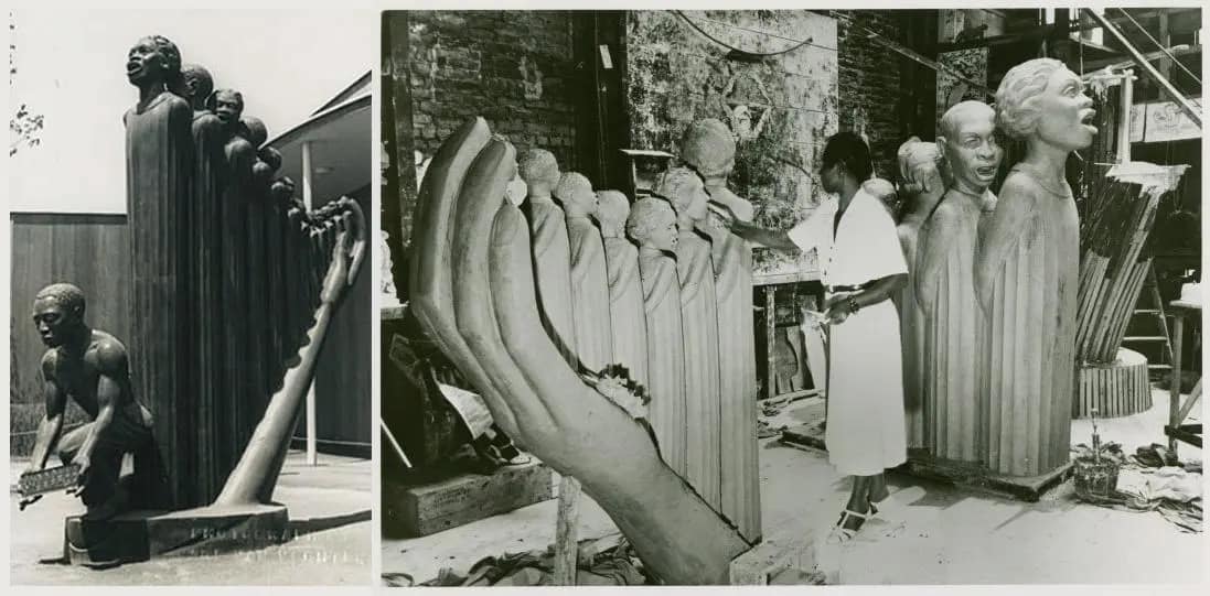 The Harp' ( Lift Every Voice and Sing ) by African American artist