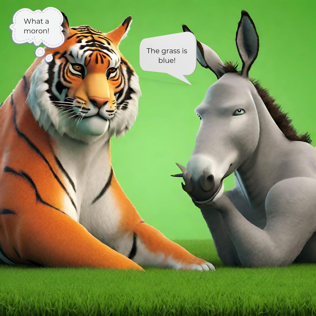 Shawn Roop - The Story of the Donkey and Tiger The donkey...