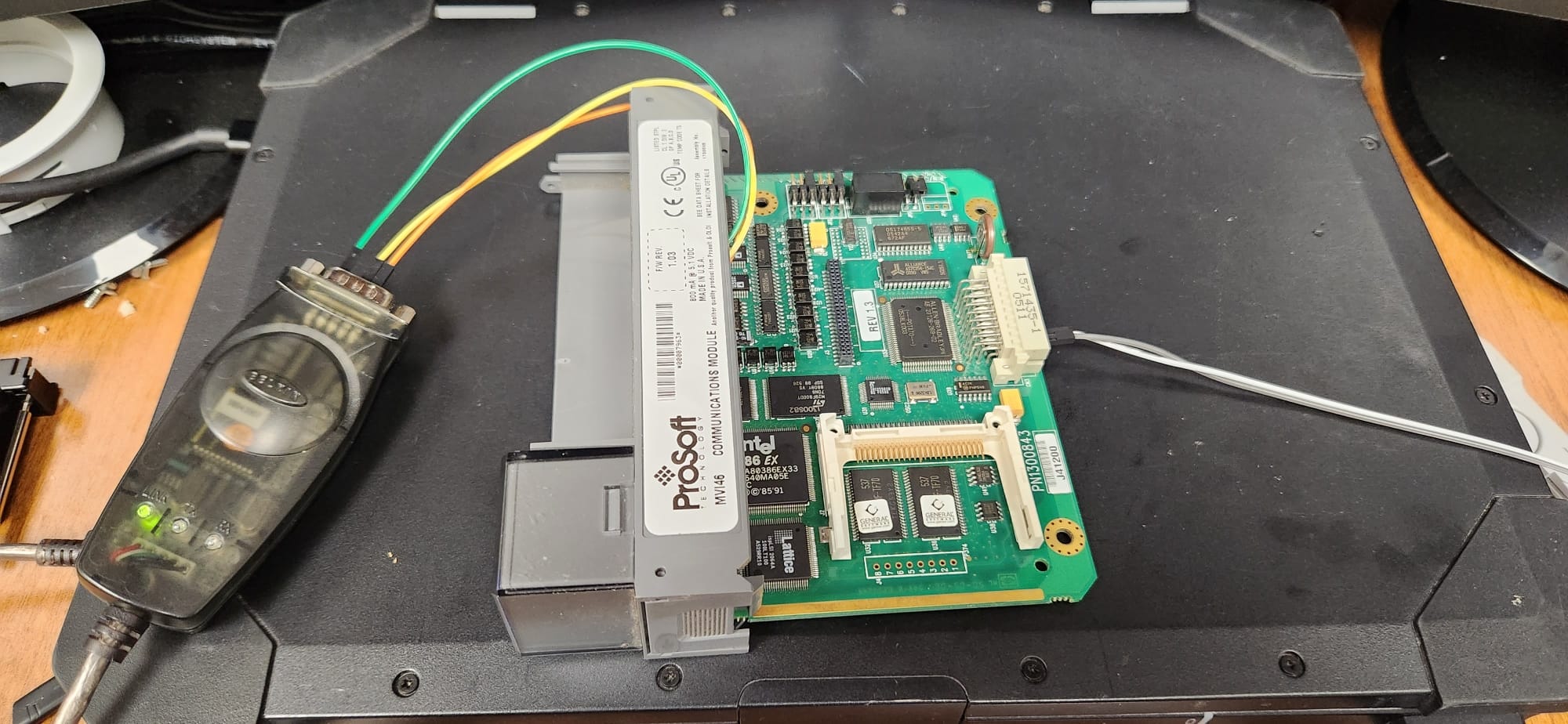 Fixing a dead serial port with a usb-to-serial converter