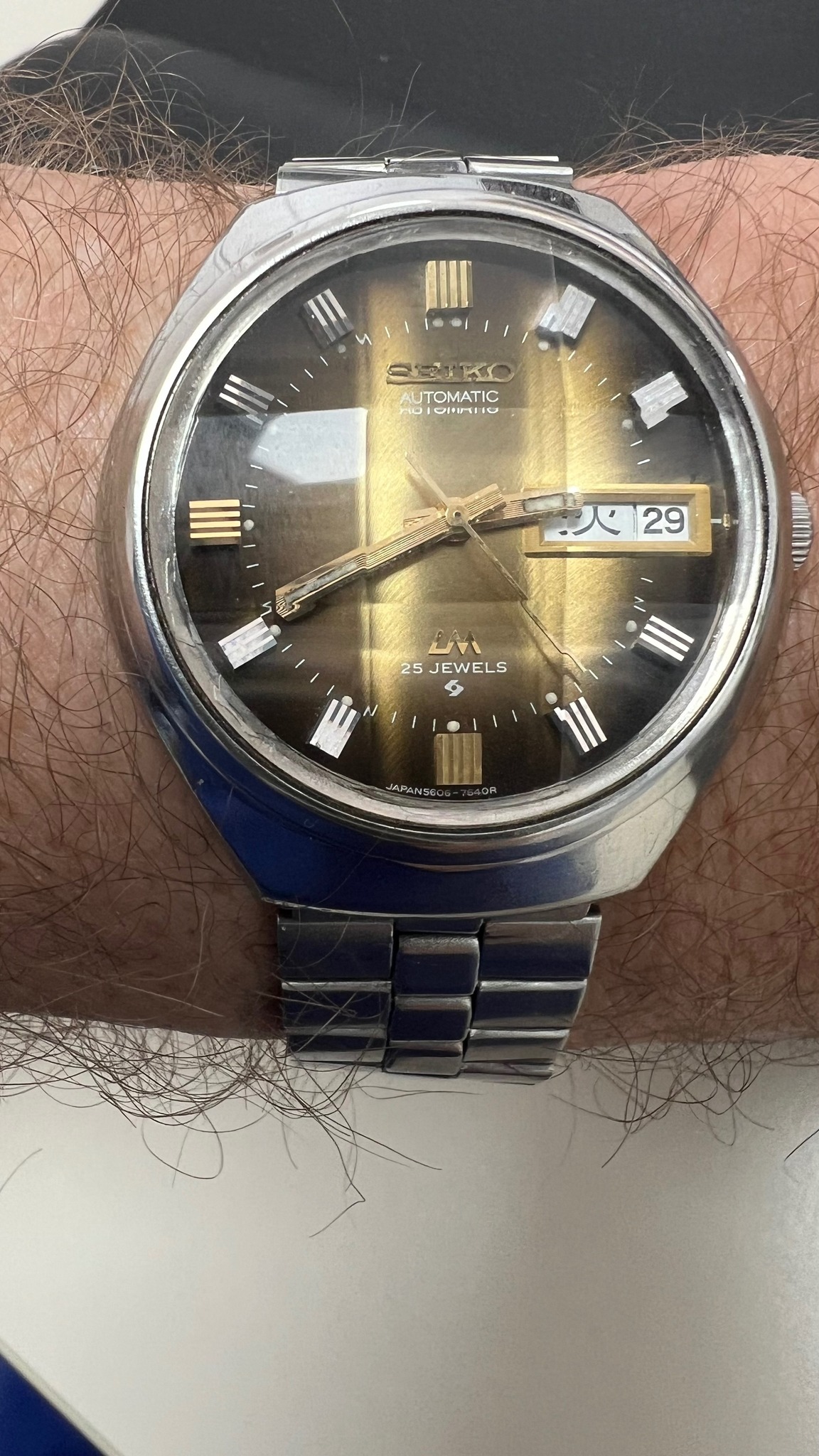 Seiko LM Special 5206-6080 from 1972. NSTKO AUTOMATIC ATIC SuZ