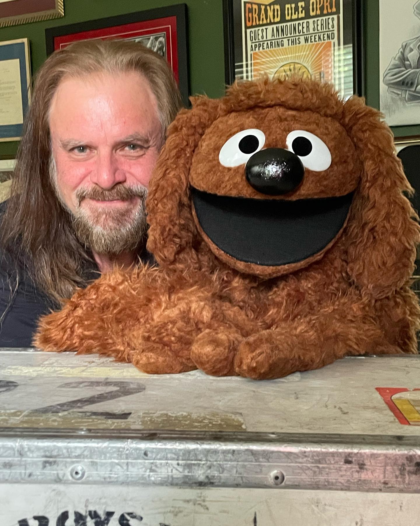 Rowlf The Dog and me🤎 Two old dogs 🎵✍🏼 Rowlf has a special