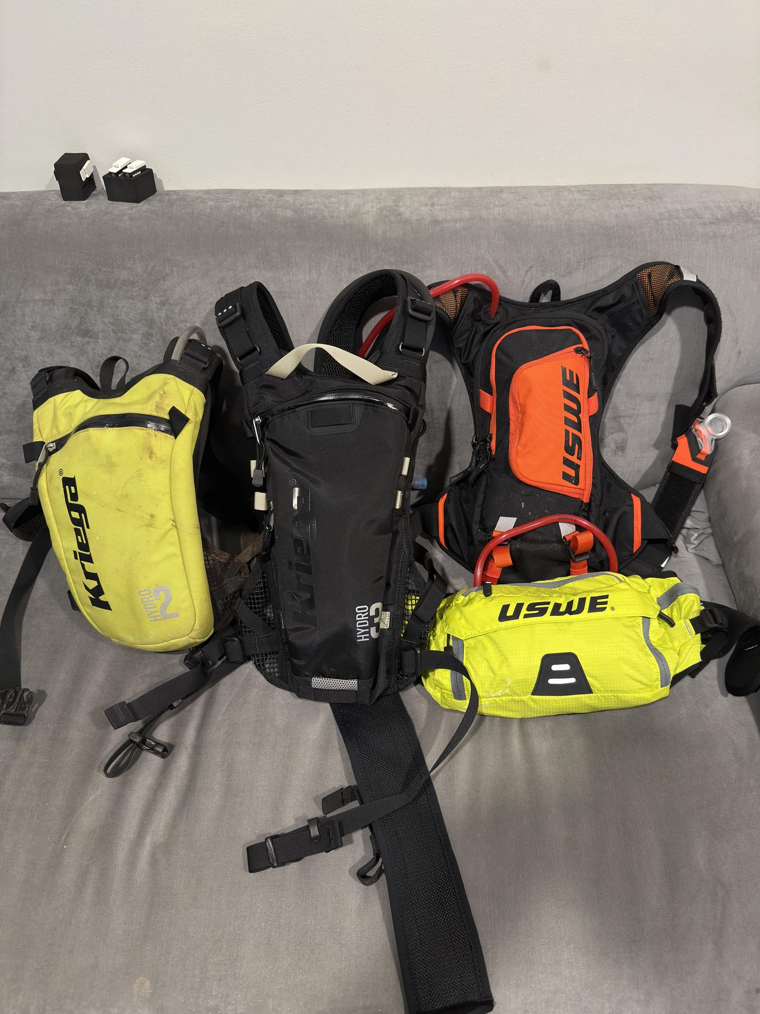 KRIEGA go COLOUR New HYDRO-2 hydration packs fuses the well proven 