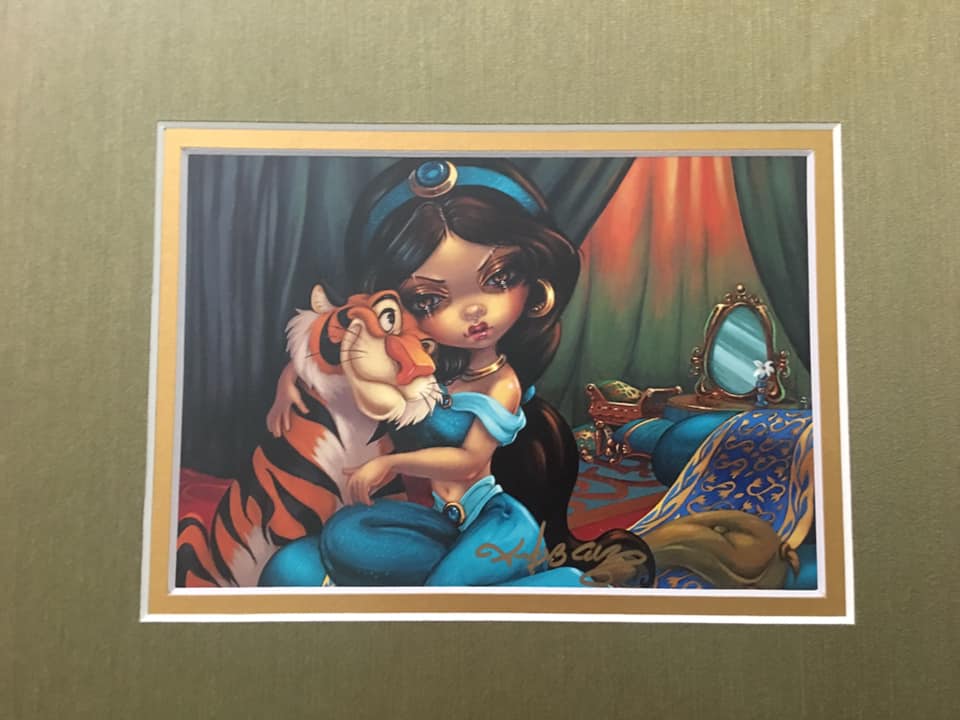 Disney Wonder 2025 Jasmine autograph card for sale