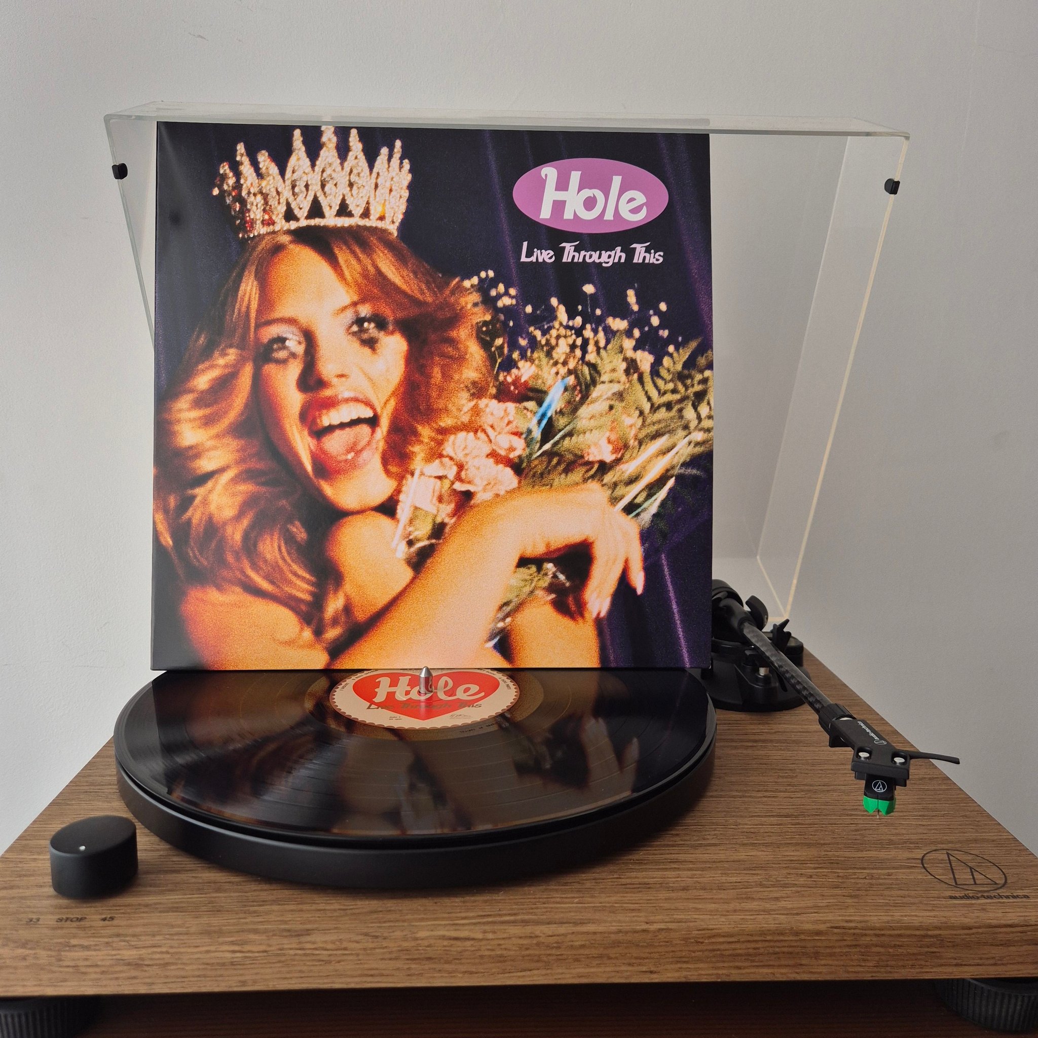 Hole's Live Through This 1994 album on German white vinyl