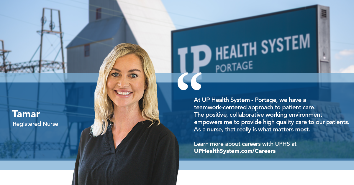 At UP Health System -... - UP Health System - Portage