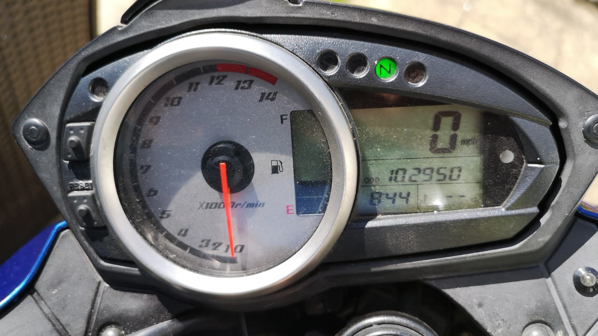 High miles on a 2009 ZZR800?