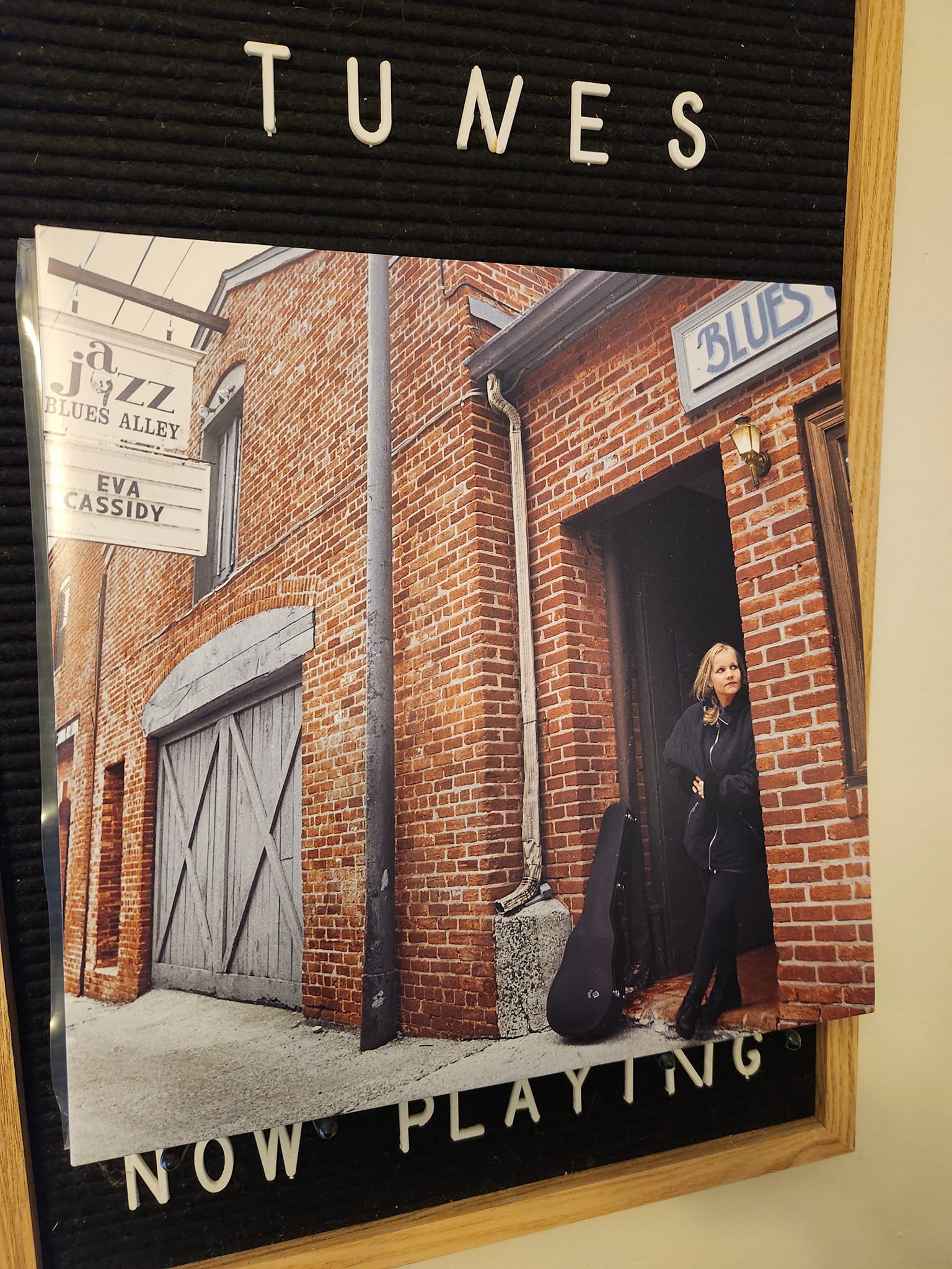 Eva Cassidy's live album on double 45 vinyl