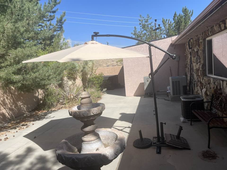 counterweight for offset patio umbrella Sunnydaze Set of 4 Heavy-Duty Water/Sand Cantilever Base Plates Enhance your outdoor living space with the Beeram 96 x 96 Cantilever Umbrella Beige Polyester Cantilever Patio Umbrella