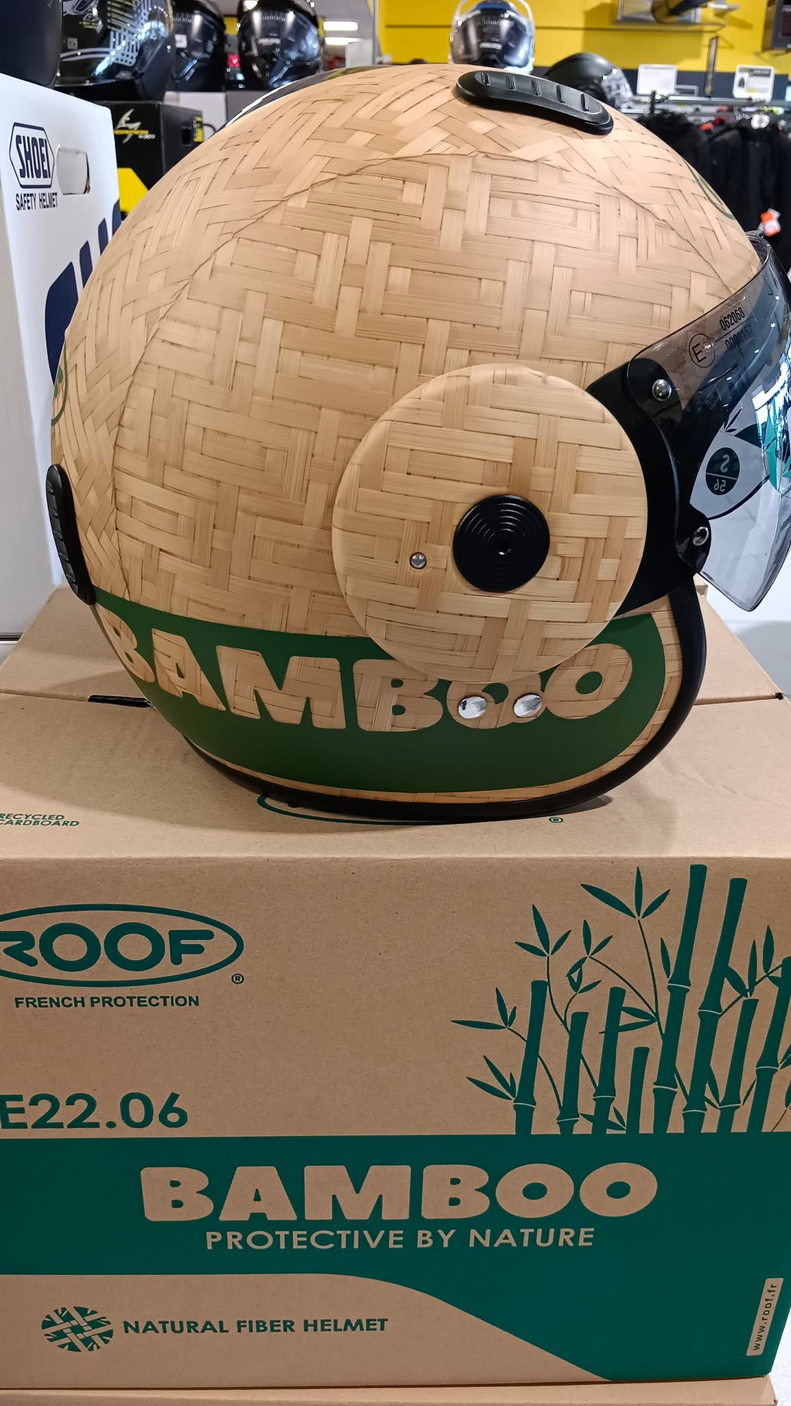 bamboo helmet bike Banwood - Eco it fits 5054 cm and is Ce Bamboo Safety Helmet Green Hard