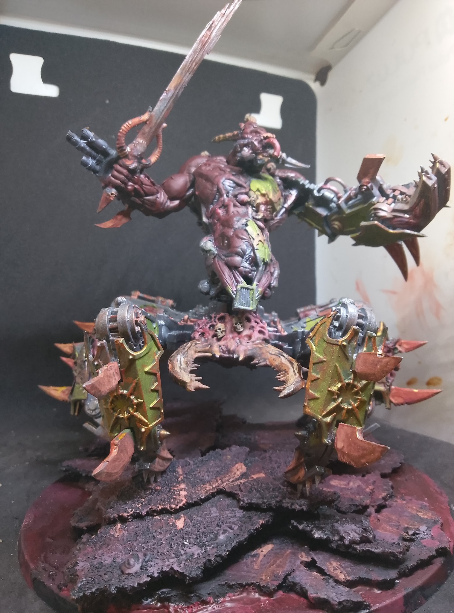 My kitbashed nurgle soul grinder